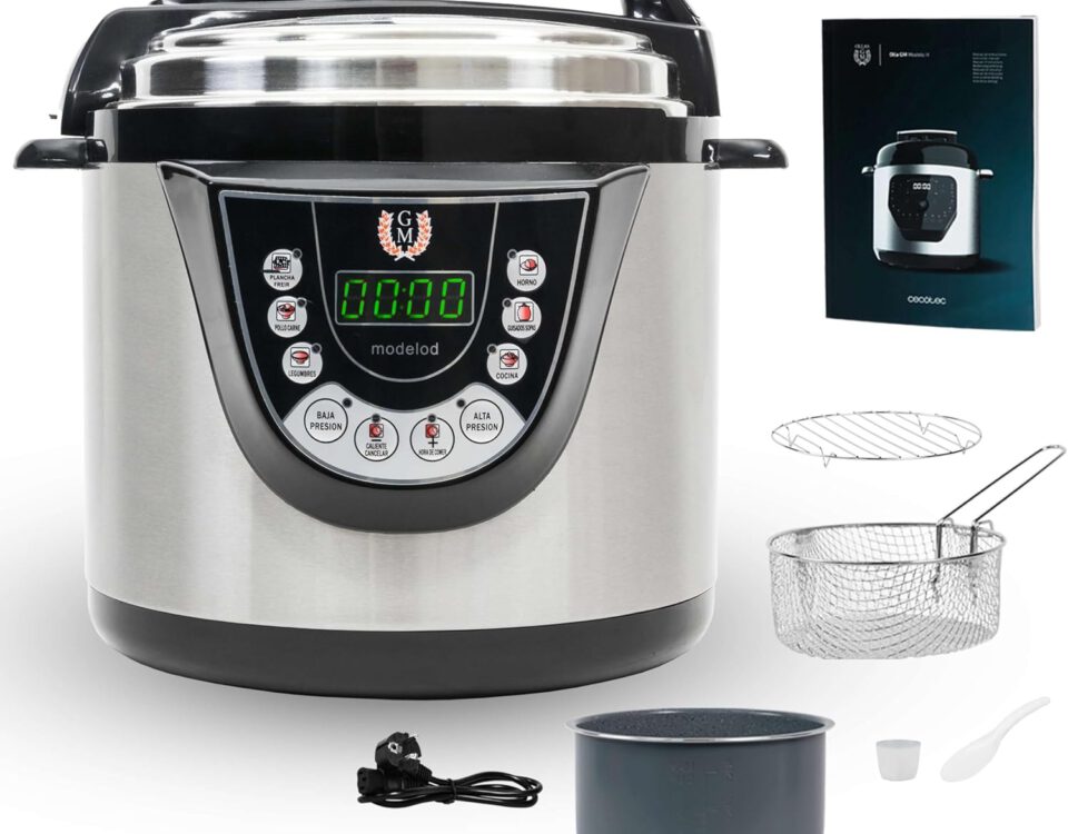 Olla programable Cecotec GM D+ de 6 litros vista frontal
