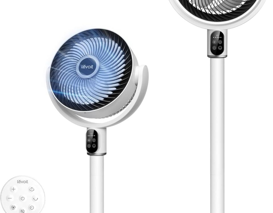 Ventilador de pie Levoit silencioso de 20 dB con motor DC