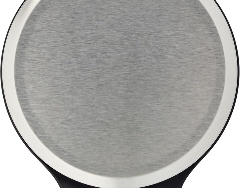 Báscula de cocina digital Amazon Basics de acero inoxidable con pantalla LCD
