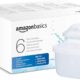 Pack de 6 cartuchos filtrantes de agua Amazon Basics compatibles con jarras BRITA