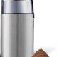 Molinillo de café eléctrico Amazon Basics de acero inoxidable con café recién molido