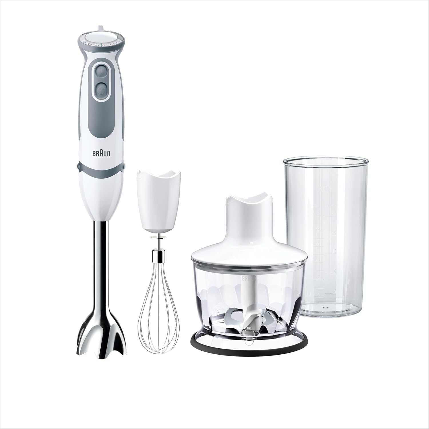 Braun MultiQuick 5 MQ5235 batidora de mano con picadora de 500 ml y vaso medidor