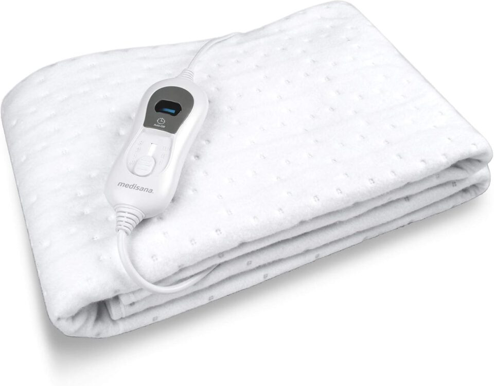 Calientacamas eléctrico medisana HU 665 de 150 x 80 cm, cubrecolchón térmico con mando