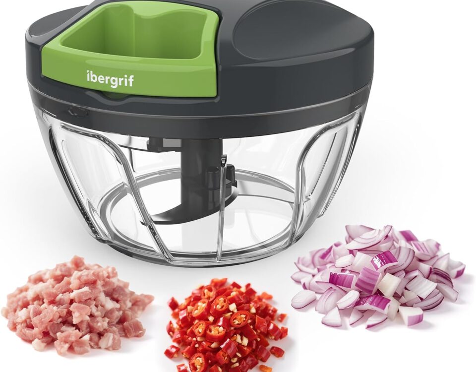 Picadora manual Ibergrif M501 de 500 ml