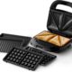 Sandwichera Philips Serie 5000 3 en 1 HD2350/80 con placas para sándwich, grill y gofres