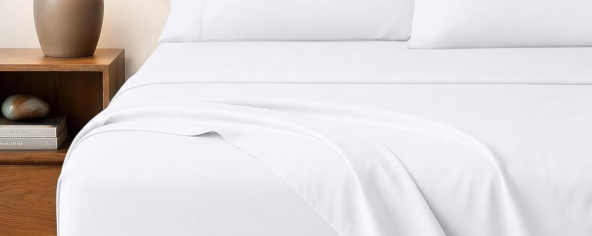 Juego de sábanas Utopia Bedding 4 piezas 150x200 blanco