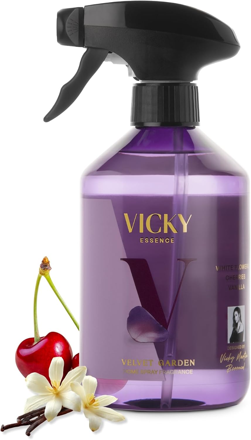 Ambientador Vicky Essence Home Spray Velvet Garden de 500 ml